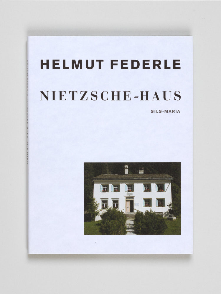 Helmut Federle. Nietzsche-Haus Sils Maria. Special edition with linocut, signed and numbered by Helmut Federle. Edition of 150