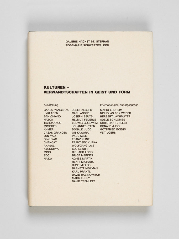 Kulturen - Verwandtschaften in Geist und Form